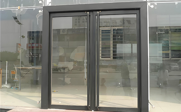 化隆玻璃地弹门
