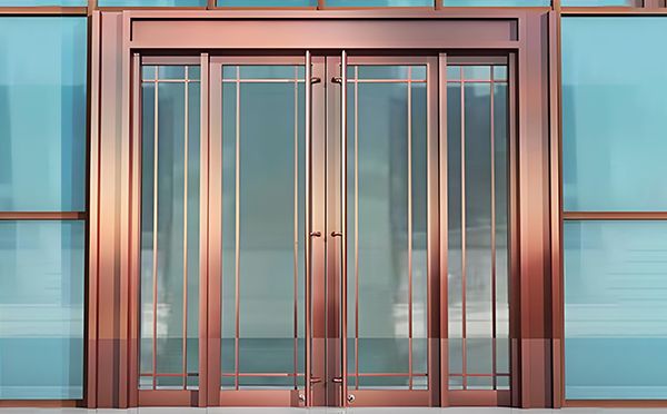 化隆玻璃地弹门