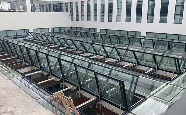 百安科技有限公司近期化隆排烟窗项目案例分享